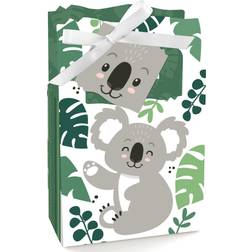 Big Dot of Happiness Koala Cutie Bear Birthday Party and Baby Shower Favor Boxes Set 12