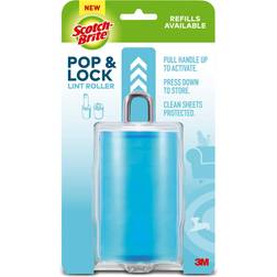 Scotch-Brite Pop & Lock Lint Roller, 1 Roller, 60 Sheets