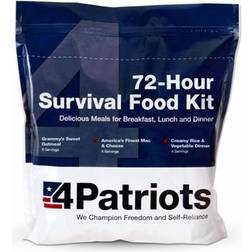 4Patriots 72-Hour Emergency Food Supply Survival Kit, Freeze Dried Food