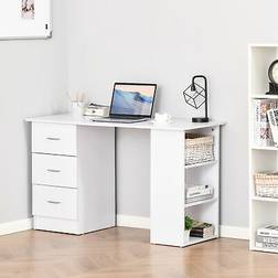 Homcom 47" Modern Office Computer Bookcase Writing Desk