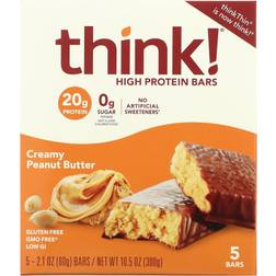 Think! High Protein Bar Creamy Peanut Butter 60g 5