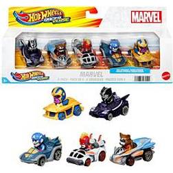 Hot Wheels RacerVerse Marvel 1:64 Scale Die-Cast Metal Vehicle 5-Pack