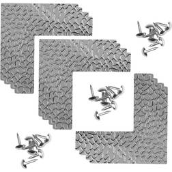 Dritz Small 3pk Home Textured Campaign Corners Nickel