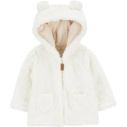 Carter's Baby Zip-Up Sherpa Cardigan - Ivory