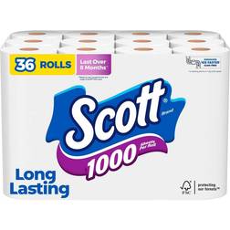 Scott 1000 Sheets Per Roll Toilet Paper 36-pack