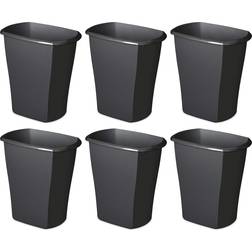 Sterilite 10 Gallon Ultra Plastic Trash Can Black