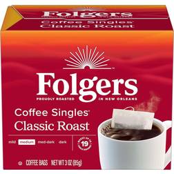Folgers Classic Medium Roast Coffee Singles 3oz 19