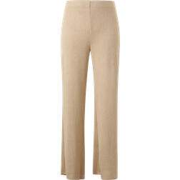 Mango Women's Flared Knitted Pants Sand Sand