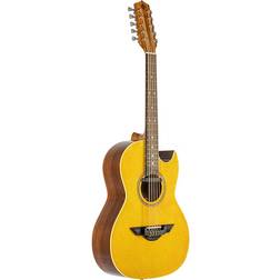 H. Jimenez Lbq1 Bajo Quinto Acoustic-Electric El Estandar Series Yellow