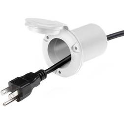 Guest ac universal plug holder white