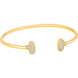 Kendra Scott Grayson Cuff Bracelet - Gold/Transparent