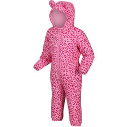 Regatta Kid's Penrose Puddle Suit - Doll Pink Animal