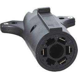 7-Way Flat to 4-Way Round Trailer Connector Adapter TC2074P