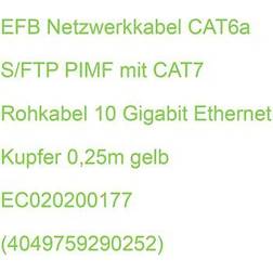 EFB Elektronik Netzwerkkabel CAT6a S/FTP 0,25m