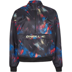 O'Neill Women Rutile Half Zip Fleece Jacket - Black Future Fade