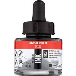 Amsterdam Acrylic Ink Bottle Neutral Grey 30ml