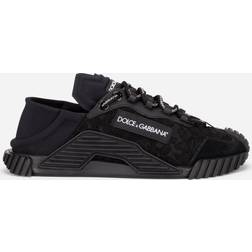 Dolce & Gabbana Mixed-materials NS1 slip-on sneakers black