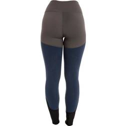 Horseware Ladies Silicon Riding Tights Gray/Navy