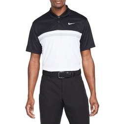 Nike Men's Dri-FIT Victory Colorblock Golf Polo, Medium, Black/White