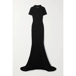 Balenciaga T-Shirt Maxi Dress washed_black