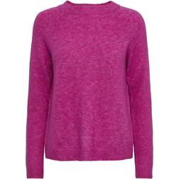 Pieces Juliana Knitted Pullover - Rose Violet