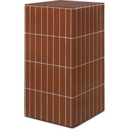 Ferm Living Pillar Pedestal Brown Småbord 32x32cm