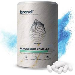 Brandl Magnesium Kapseln hochdosiert Premium Komplex Unabhängig 100 Stk.
