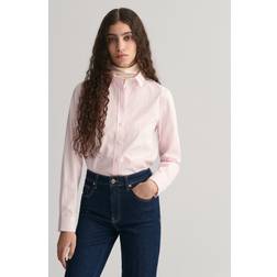 Gant Women Regular Fit Gingham Poplin Shirt Pink