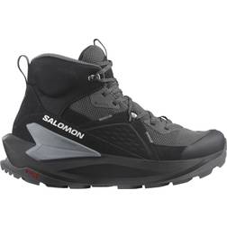 Salomon Men's Walking Boots Elixir Mid Gtx Black/Magnet/Quiet Shade for Men Grey