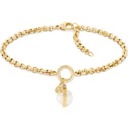Tommy Hilfiger Hanging Bracelet - Gold/Pearl