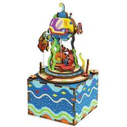 Hands Craft DIY 3D Music Box Puzzle Under the Sea 81pcs