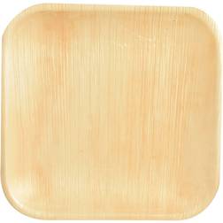 Papstar Disposable Plates Pure Palm Leaf Light Brown 25-pack