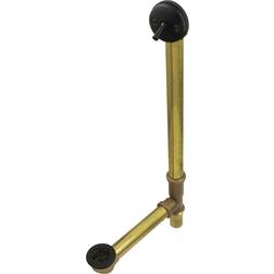 Kingston Brass 20-inch trip lever waste and overflow with grid