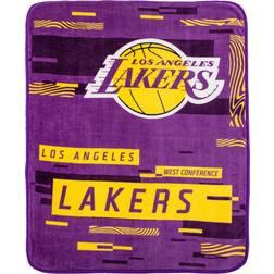 NBA 0806 Digitize Lakers Raschel Throw Purple