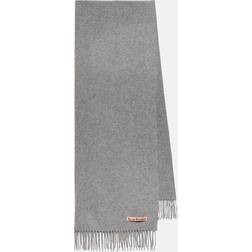 Acne Studios Schal aus Wolle Grau Einheitsgröße