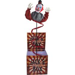 Haunted Hill Farm 69-In. Jack the Animated Clown Figurine