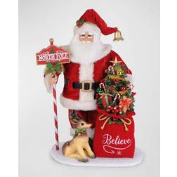 Lighted North Pole Magic Santa