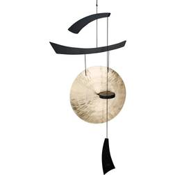 WOODSTOCK CHIMES 50 in. Signature Collection, Emperor Gong, Large Black Wind Gong