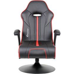 X Rocker Torque Bluetooth Audio Pedestal Gaming Chair with Subwoofer Black/Red