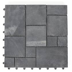 Black Slate Stone Tile Black