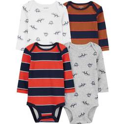 Carter's Baby Long-Sleeve Bodysuits 4-pack - Multi