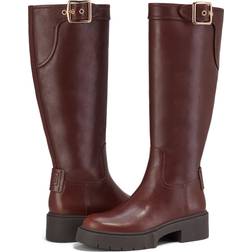 Coach Lilli Leather Boot Walnut