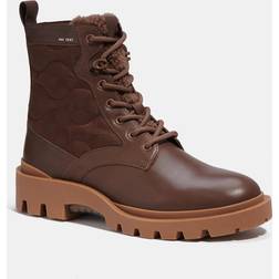 Coach CitySole Shearling Boot Bison Brown