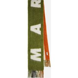 Marni Green Fringed Scarf