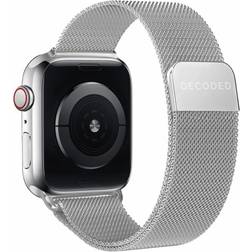 Decoded Apple Watch 42/44/45mm/Apple Watch Ultra Armbånd Milan Traction Strap Titanium