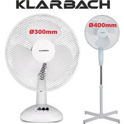 KLARBACH VT 34060we Tischventilator