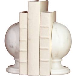 Global Views Modern Classic Solid Marble Sphere Bookends Figurine