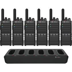 Cobra PX650 Pro Business 2W 6-Pack FRS 2-Way Radios with Charging Port LARGE