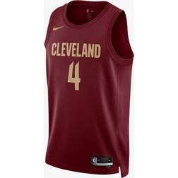 Nike Donovan Mitchell Burgundy Cleveland Cavaliers Swingman Jersey Association Edition