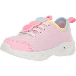 Carter's Toddler Girls Rainbow Light-Up Sneakers Pink